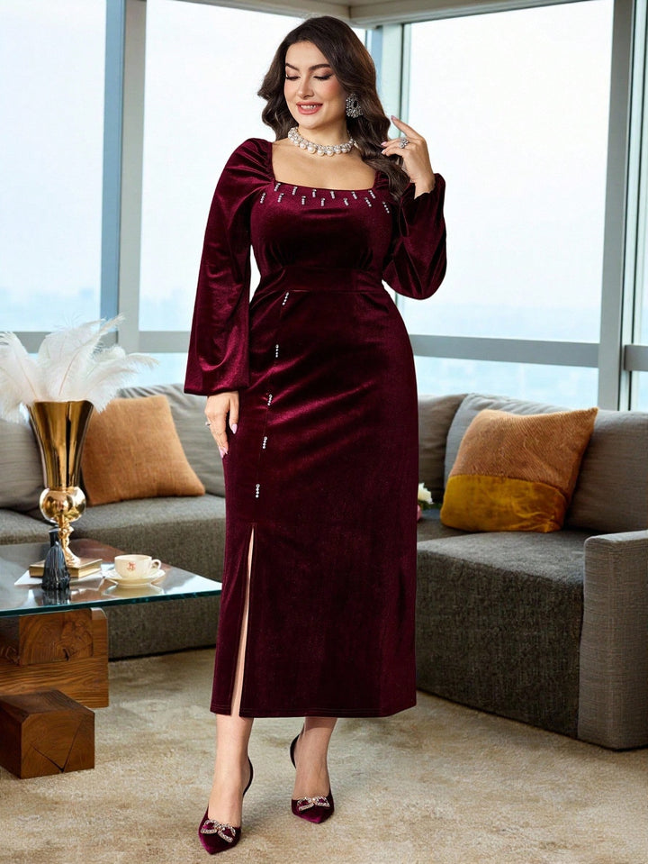 Rochie SHEIN, vișiniu