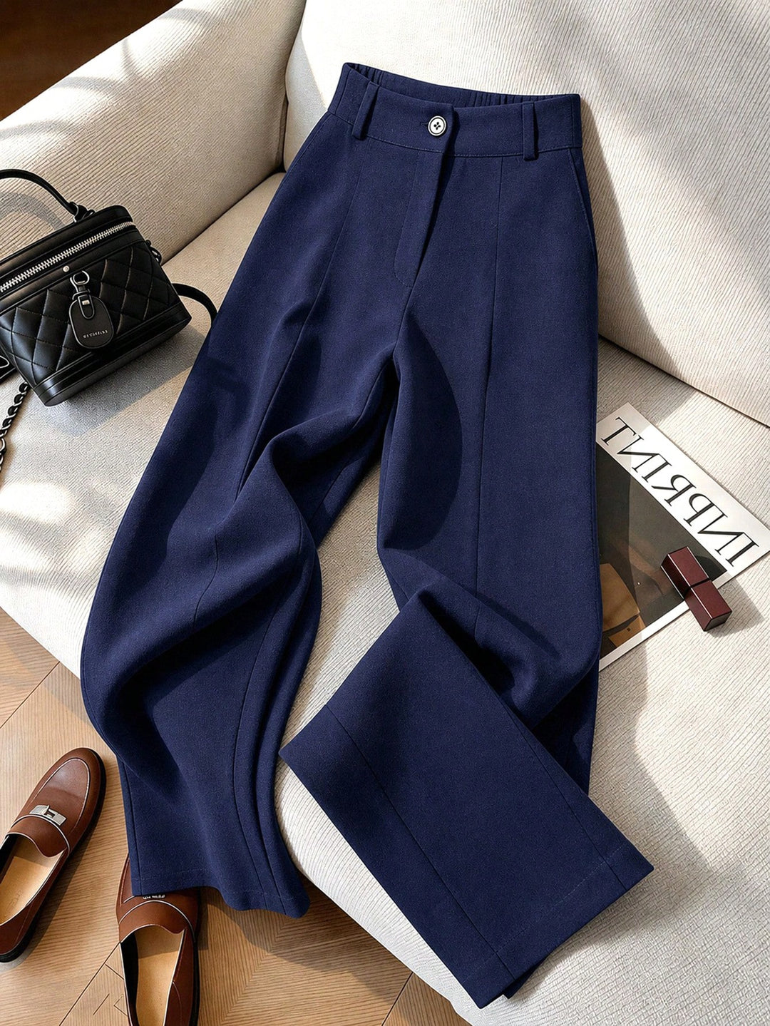 Pantaloni SHEIN, albastru