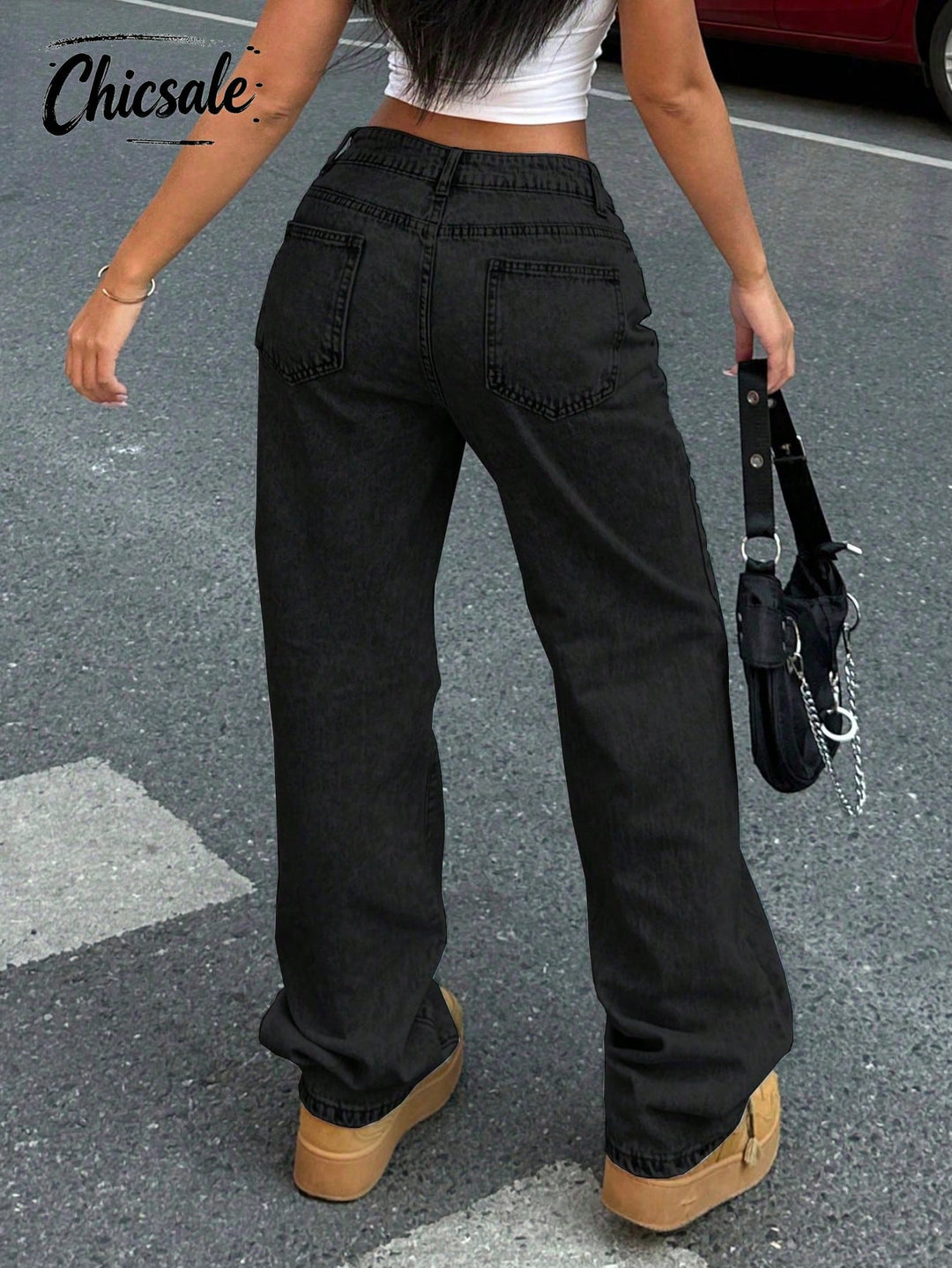 Jeans SHEIN, negru