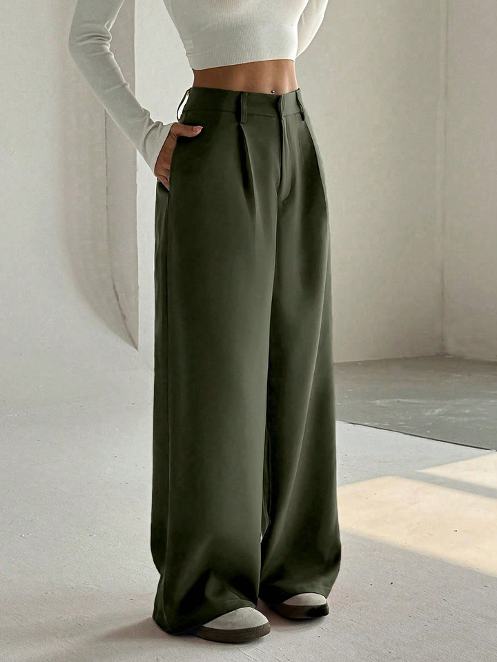 Pantaloni SHEIN, kaki