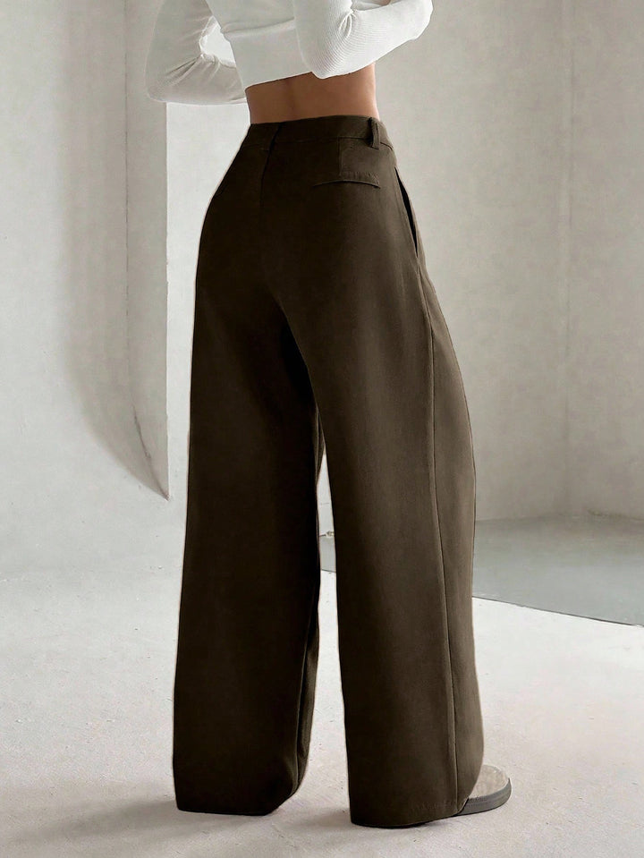 Pantaloni SHEIN, maro