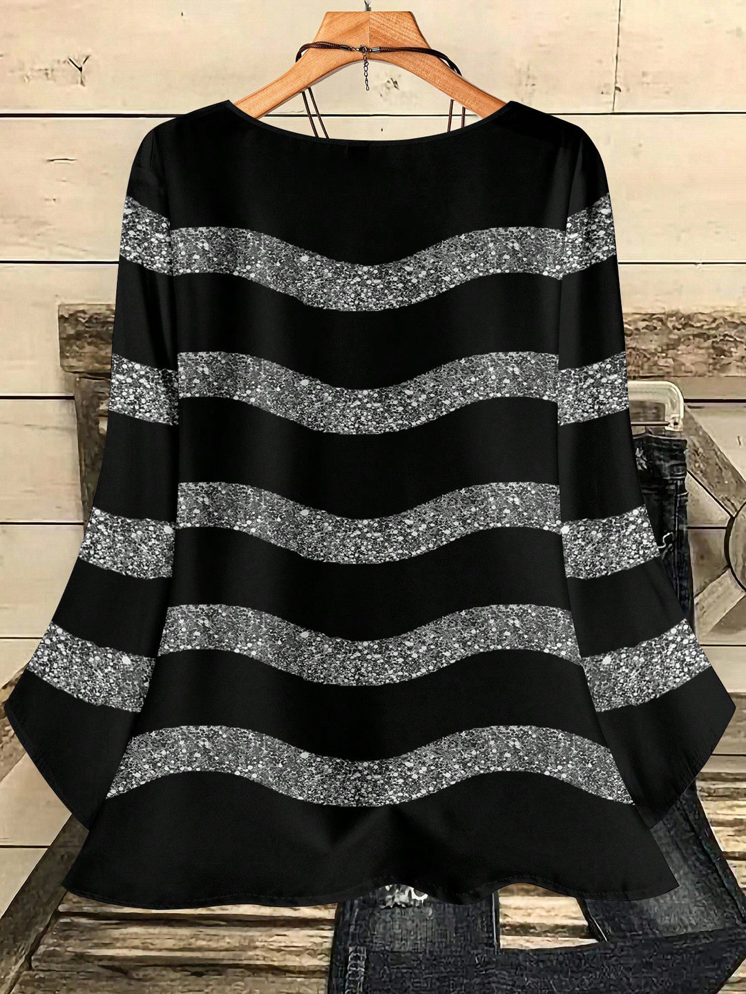 Cămașă cu mânecă scurtă SHEIN, negru