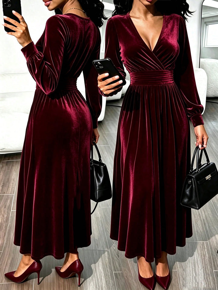 Rochie maxi SHEIN, vișiniu