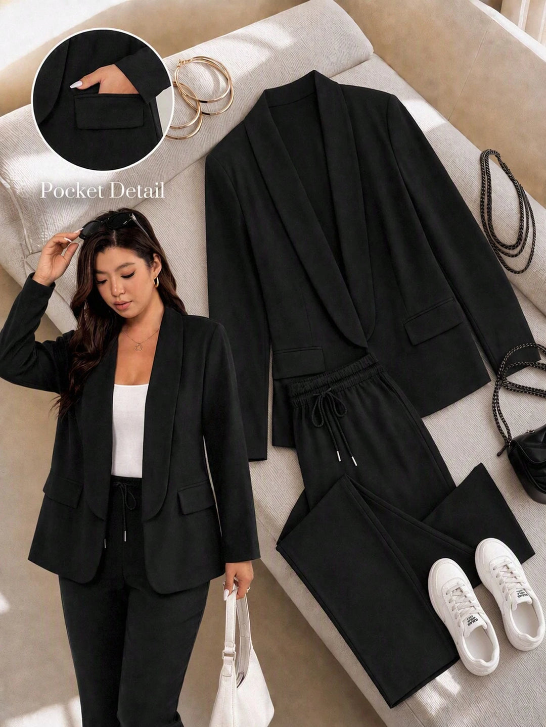 Compleu SHEIN, negru