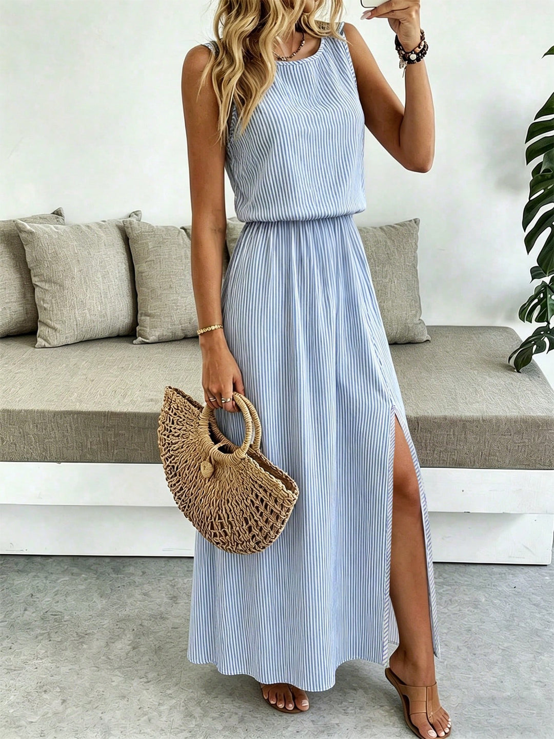 Rochie maxi SHEIN, mix culori