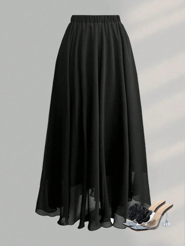 Fustă maxi SHEIN, negru