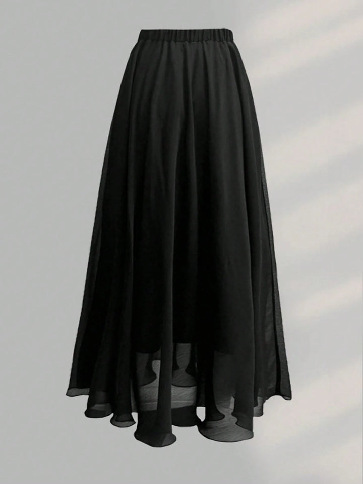 Fustă maxi SHEIN, negru