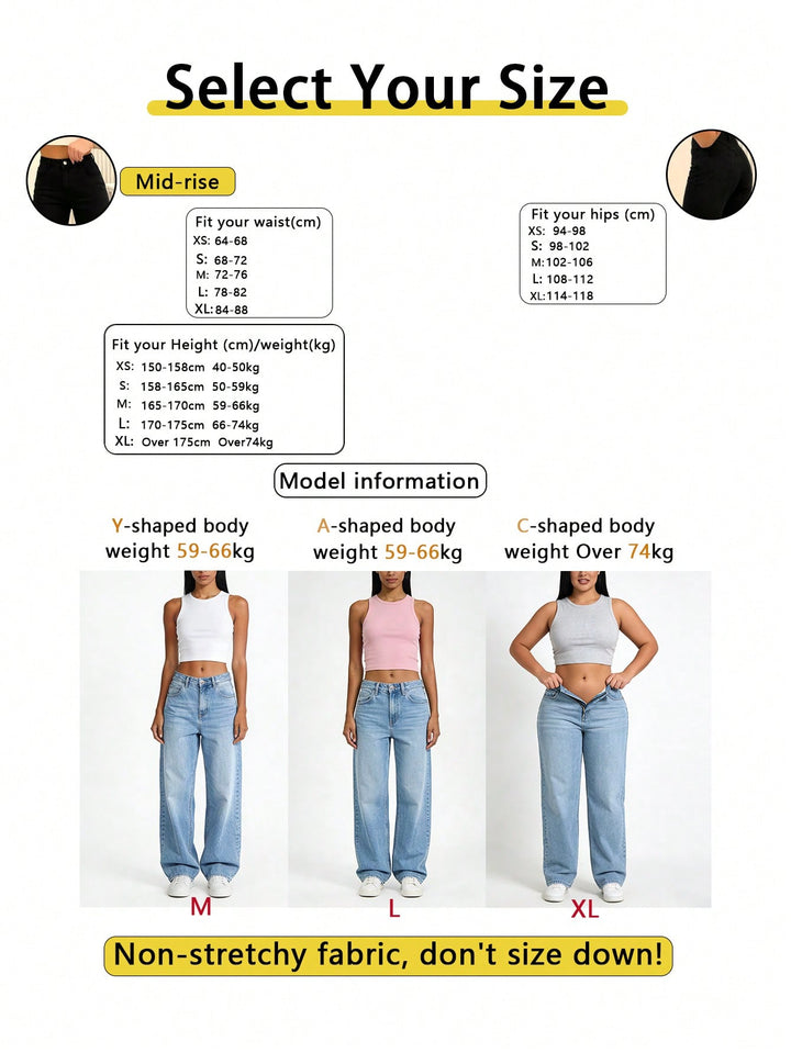 Jeans SHEIN, negru