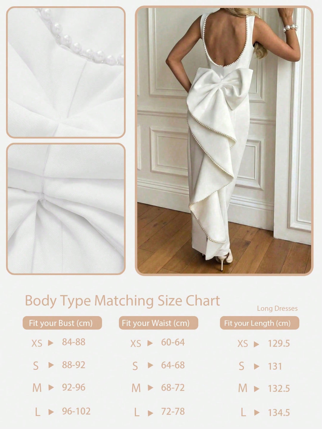 Rochie de ocazie SHEIN, alb