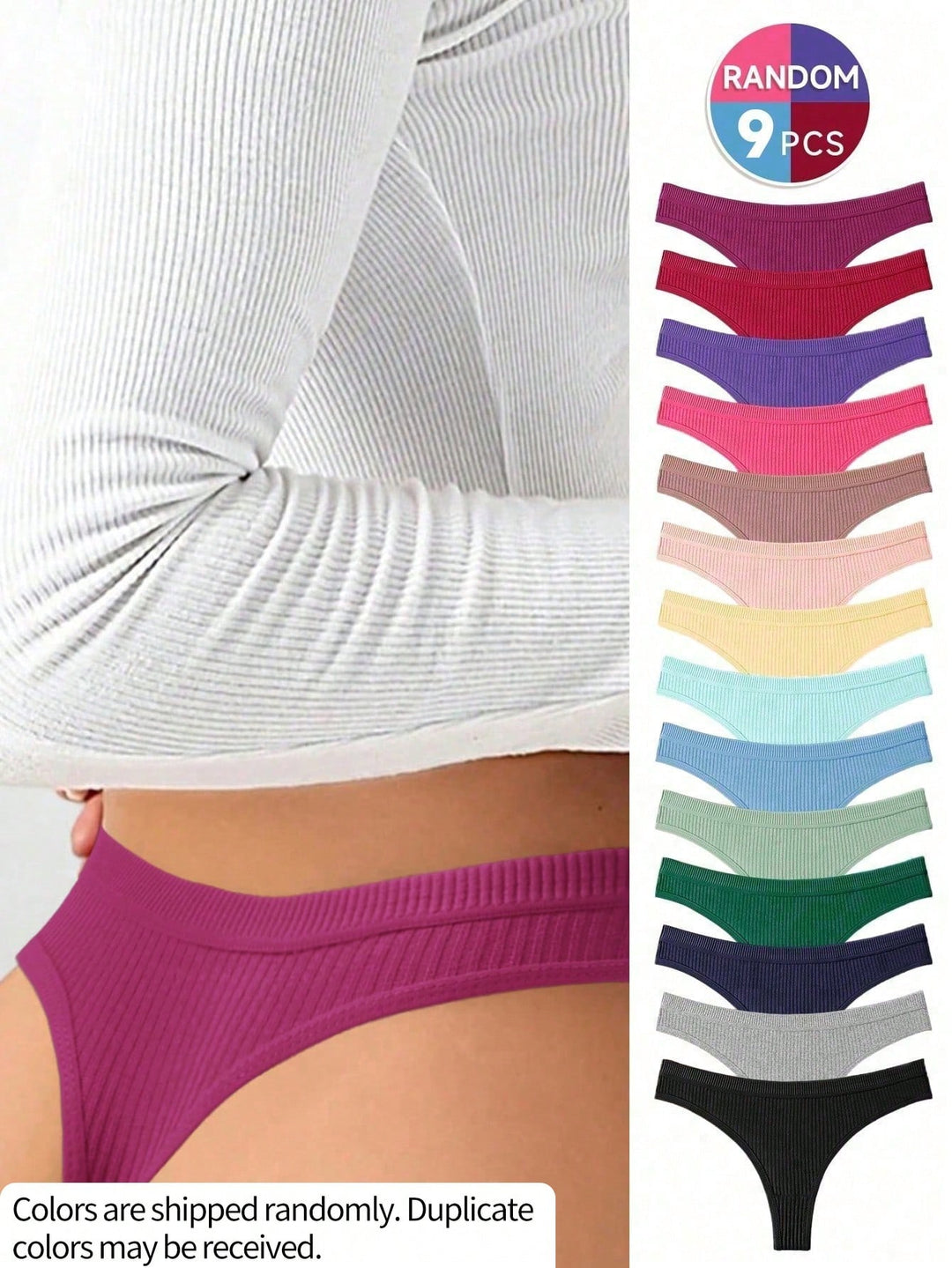 Slip tanga SHEIN, mix culori