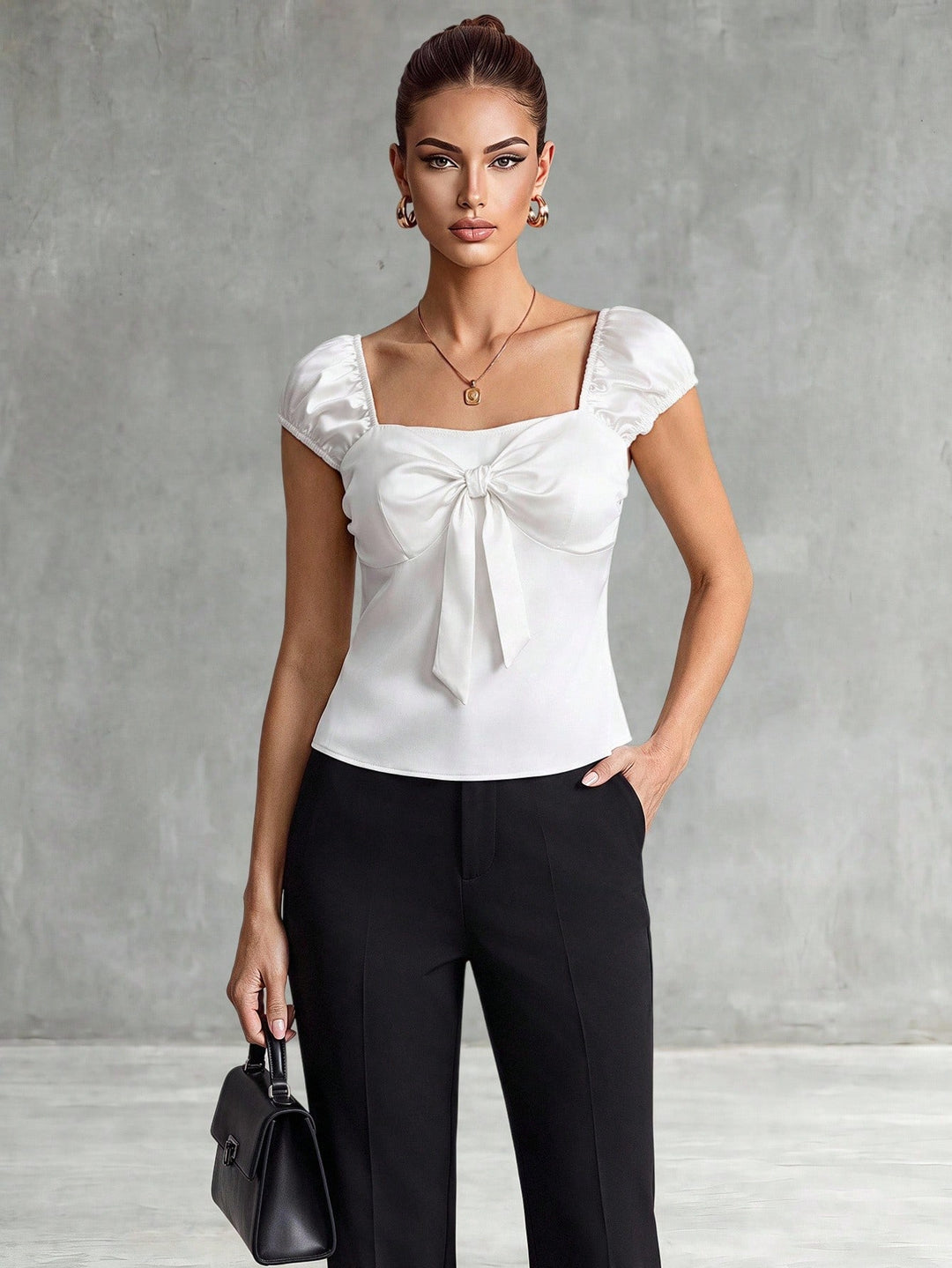 Top SHEIN, alb