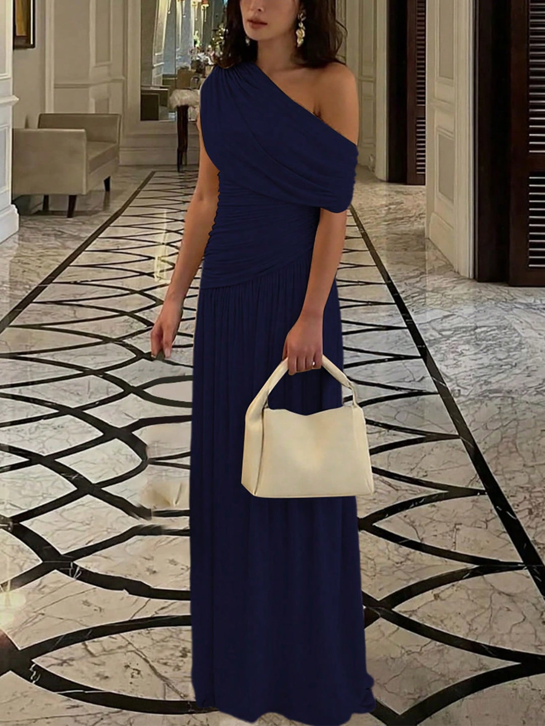 Rochie maxi SHEIN, albastru