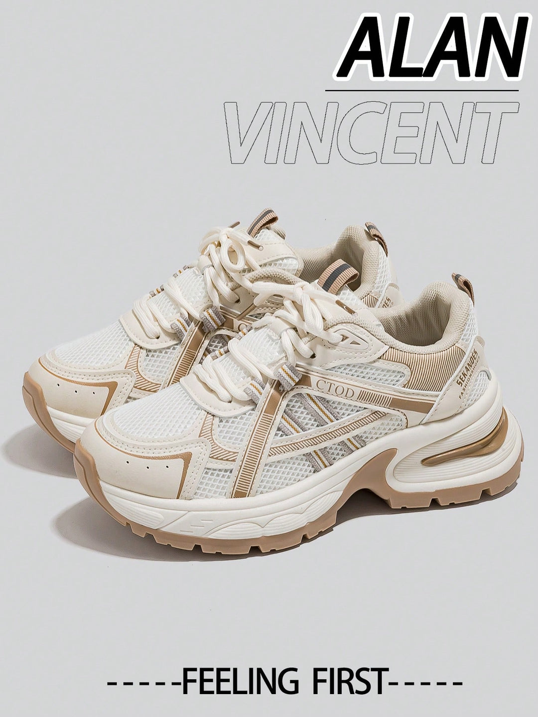 Pantofi sport SHEIN, kaki