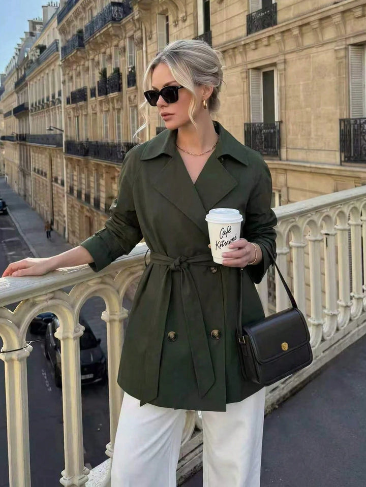 Trench SHEIN, kaki