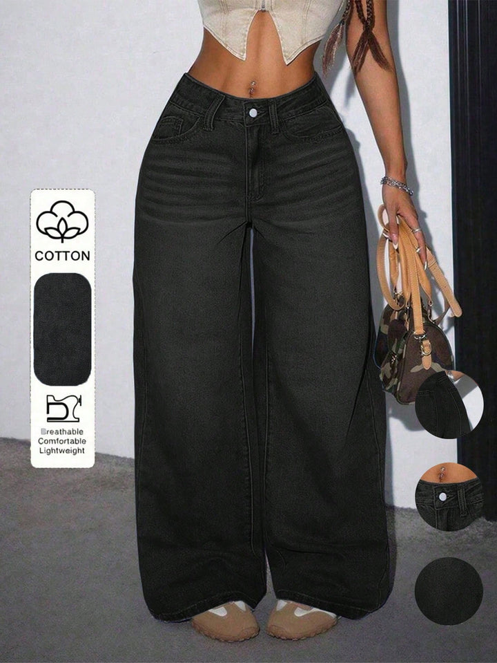 Jeans SHEIN, negru