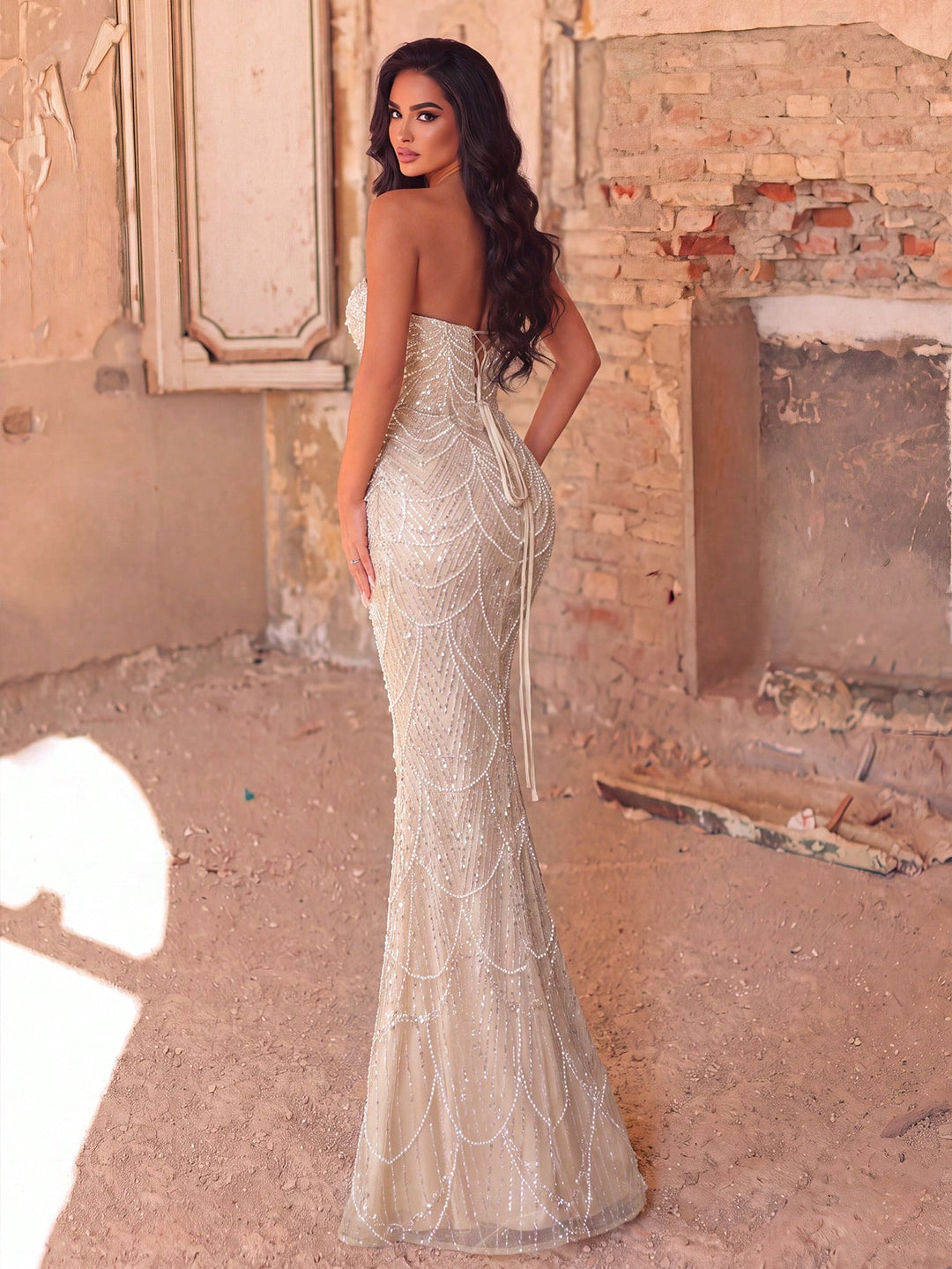 Rochie SHEIN, auriu