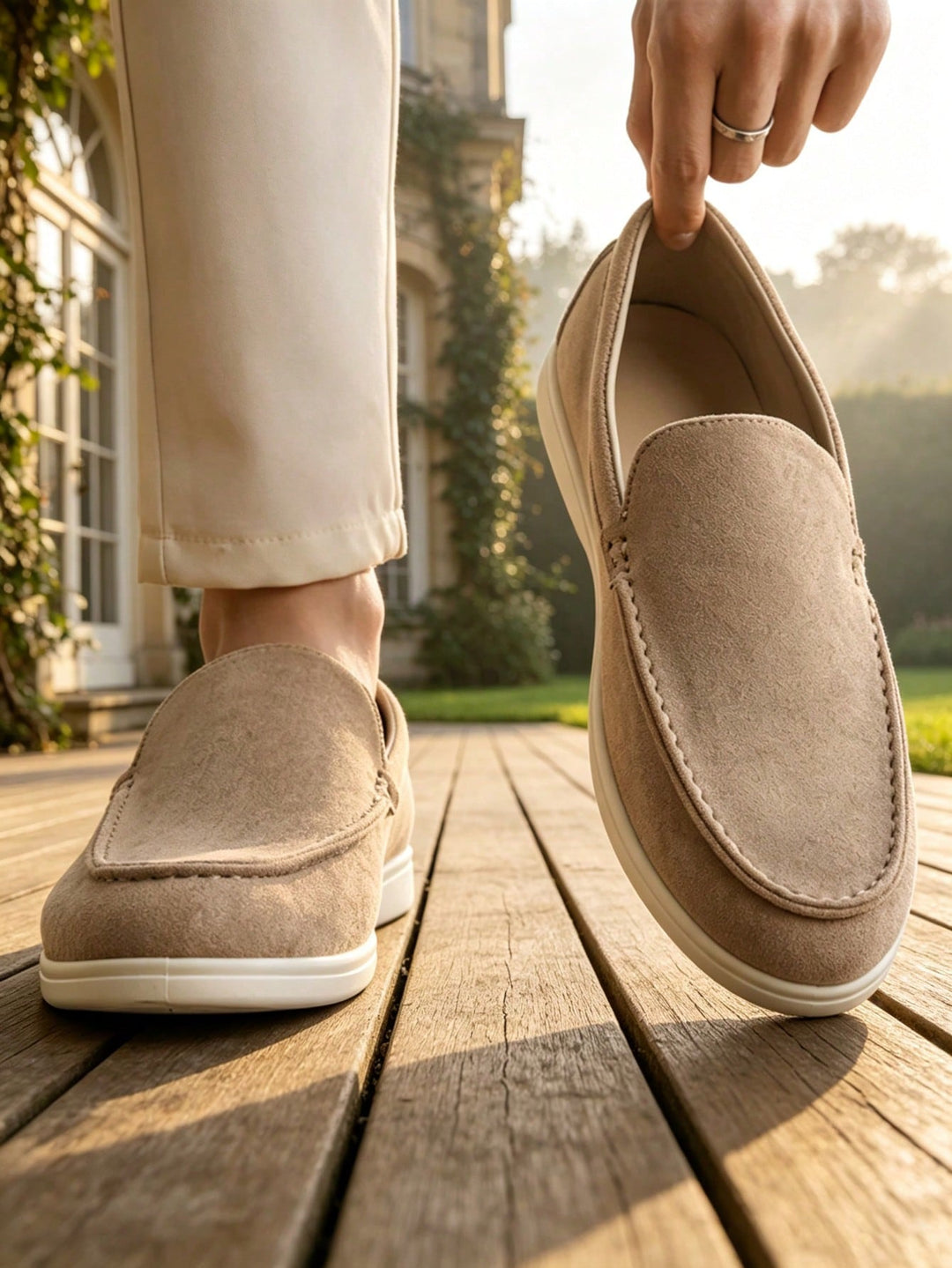 Mocasini SHEIN, bej