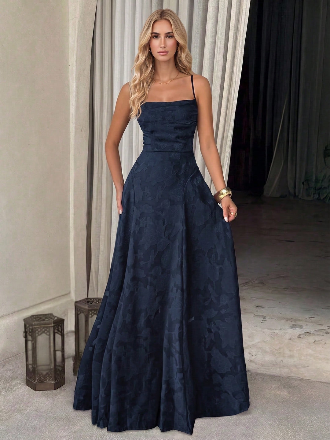 Rochie maxi SHEIN, albastru