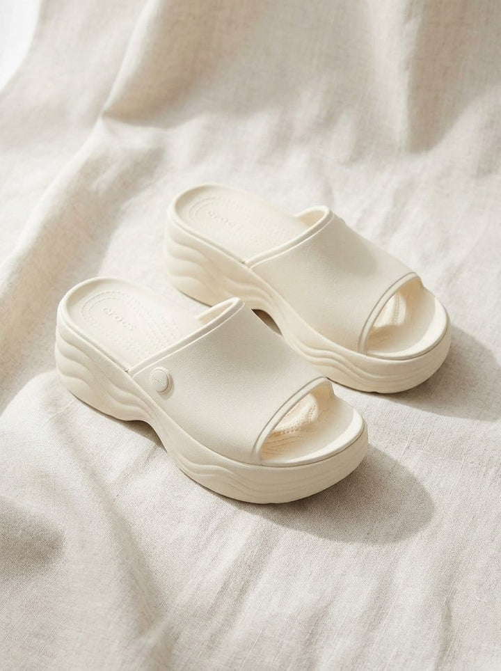 Papuc tip slide SHEIN, bej