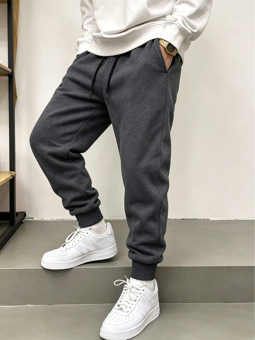 Pantaloni SHEIN, gri