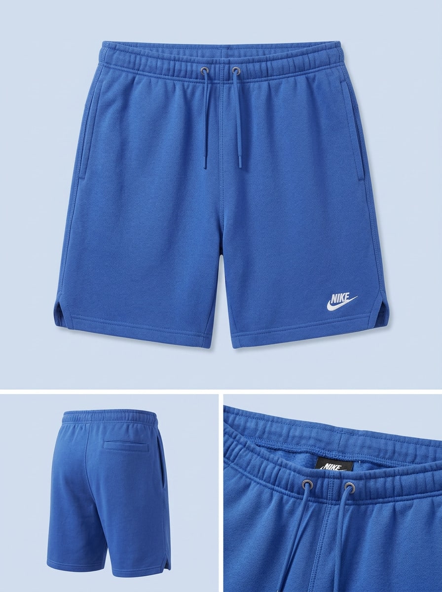 Pantaloni scurți NIKE, albastru