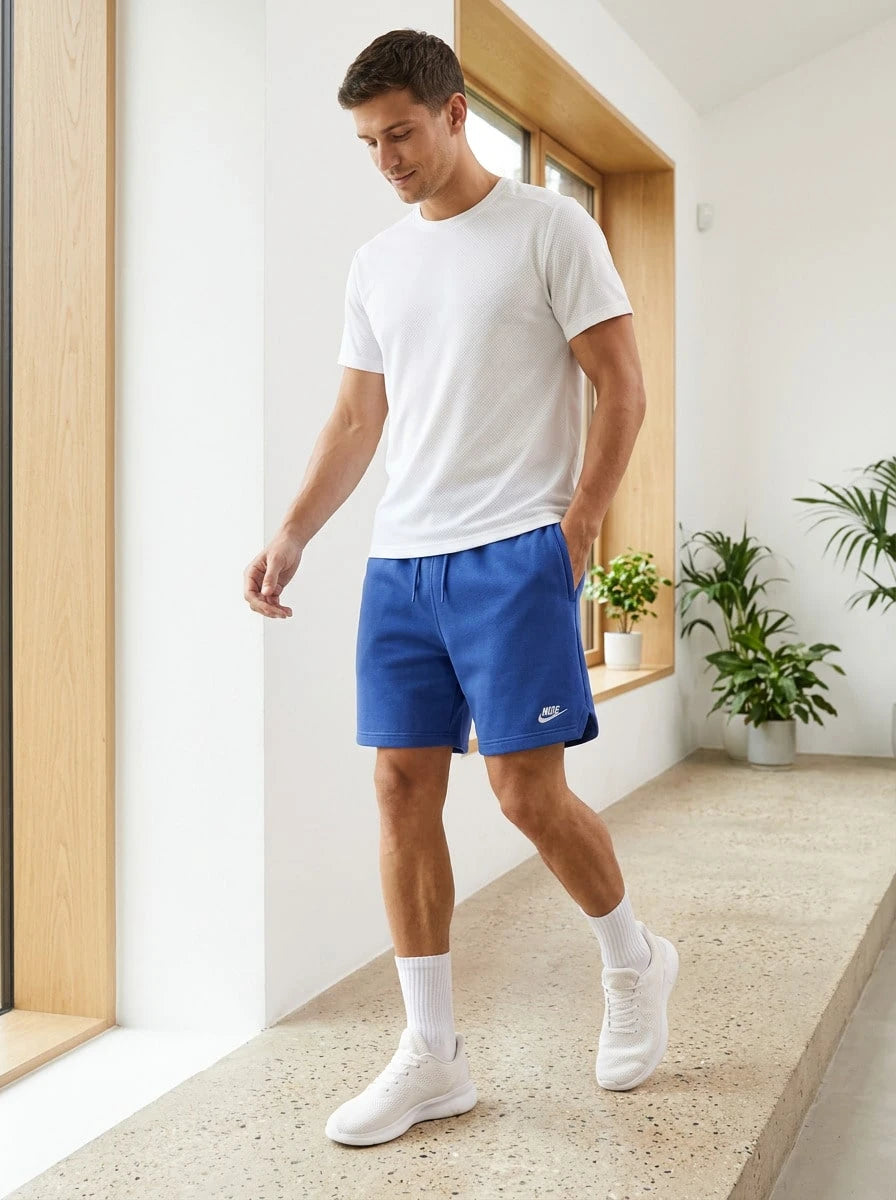Pantaloni scurți NIKE, albastru