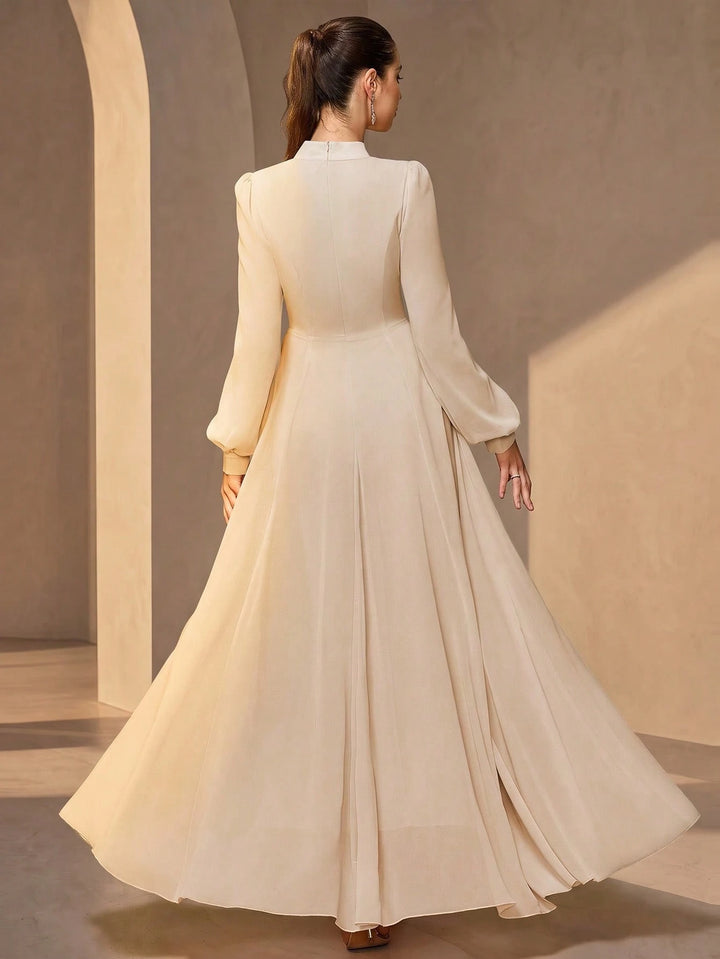 Rochie de ocazie SHEIN, crem