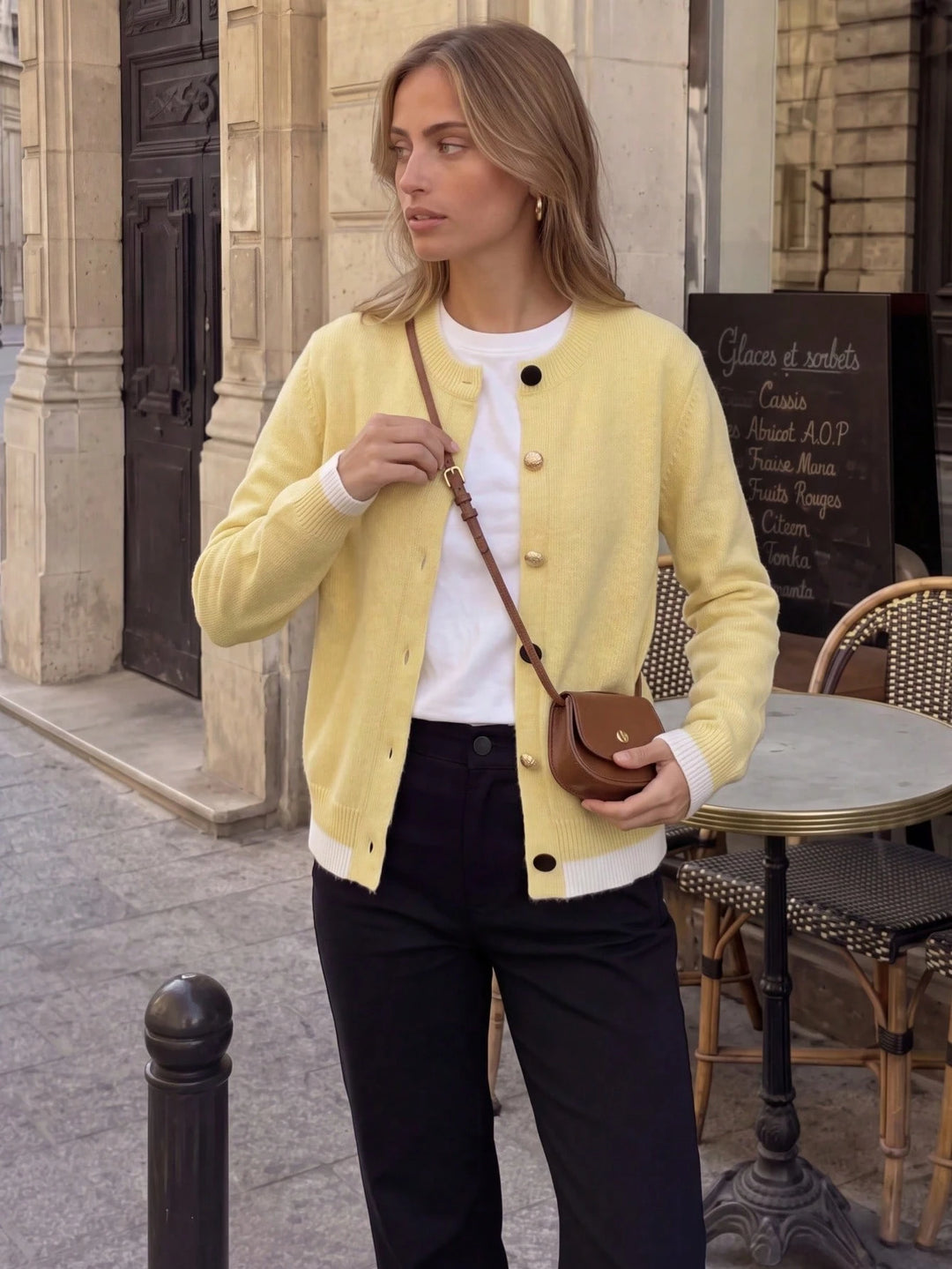 Cardigan SHEIN, galben