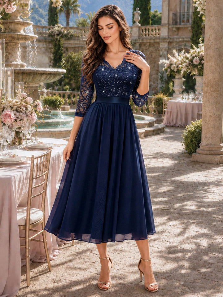Rochie midi SHEIN, albastru