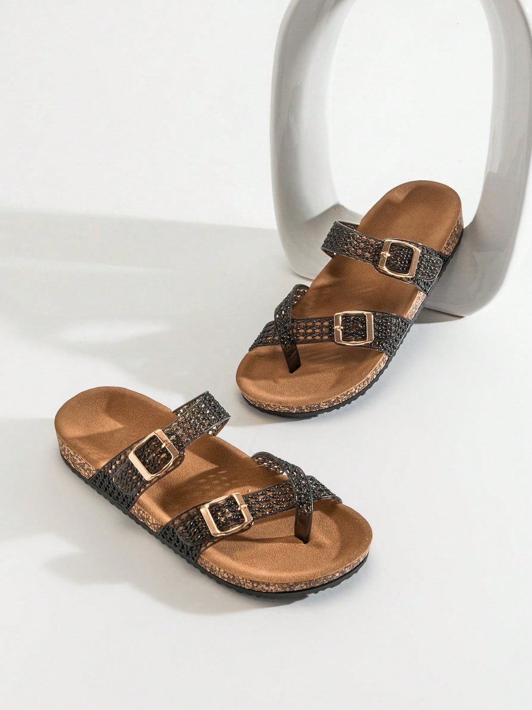 Sandale SHEIN, negru