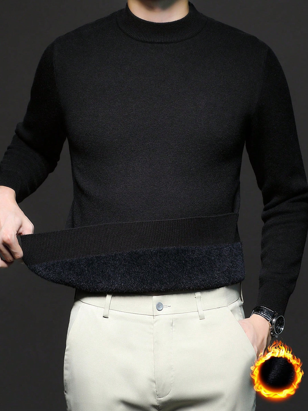 Pulover SHEIN, negru