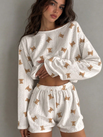 Compleu pijamale SHEIN, mix culori