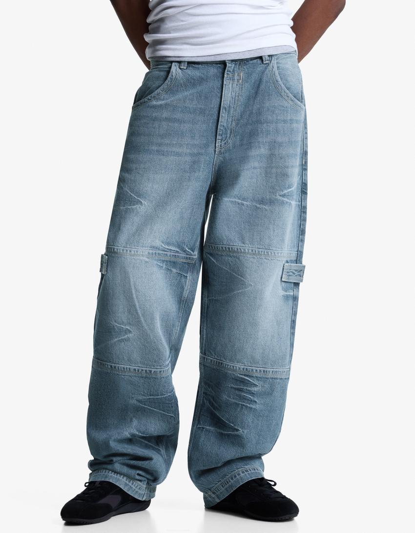 Farmer BERSHKA, kék