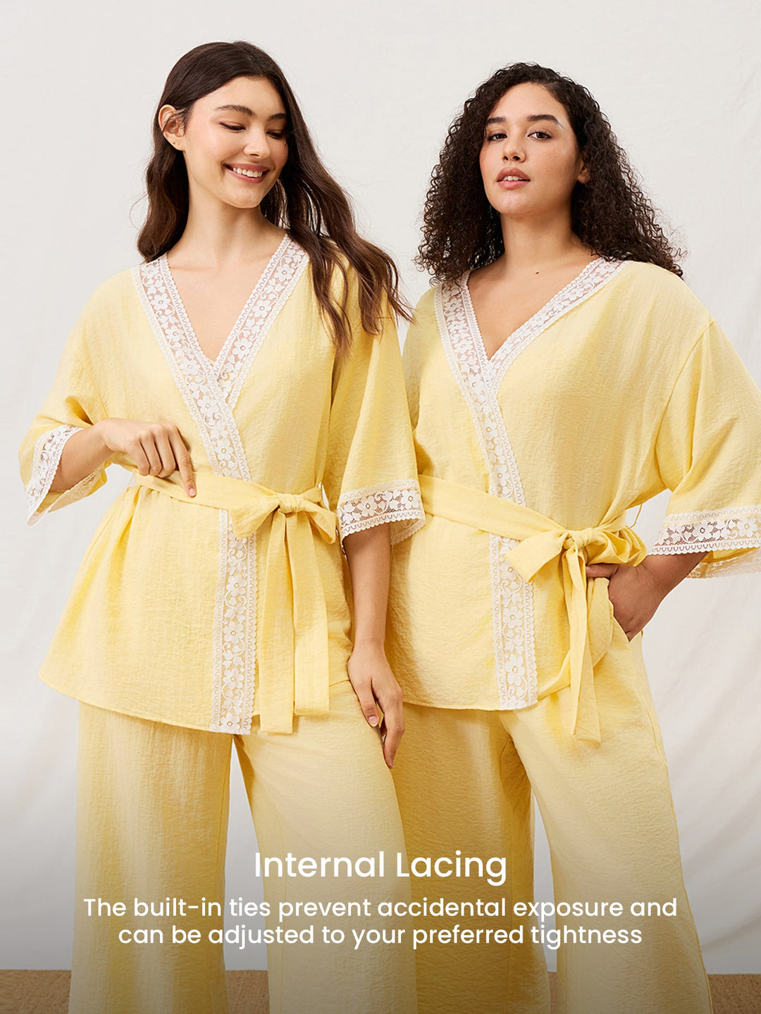 Set pijamale SHEIN, galben
