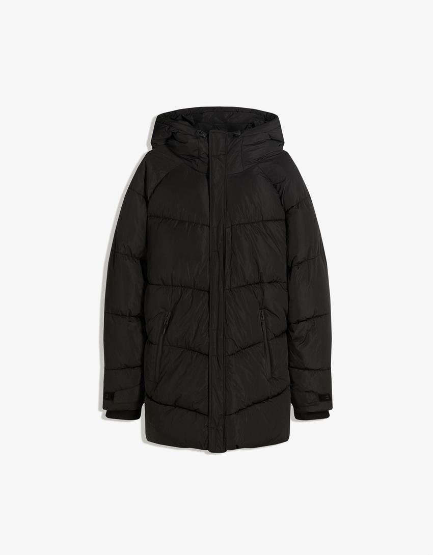 Geacă BERSHKA, negru