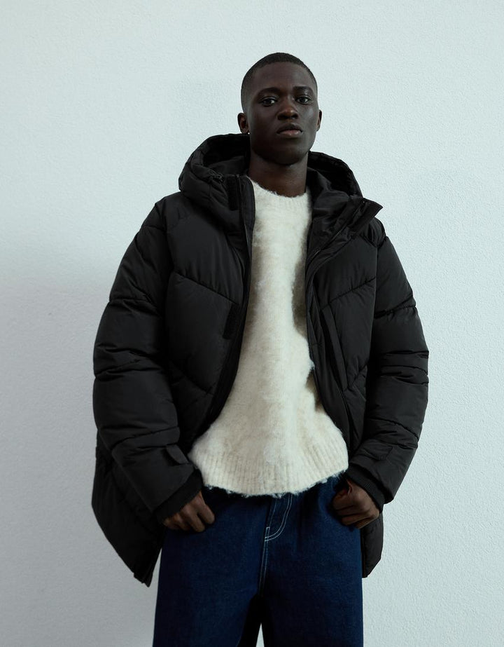 Geacă BERSHKA, negru