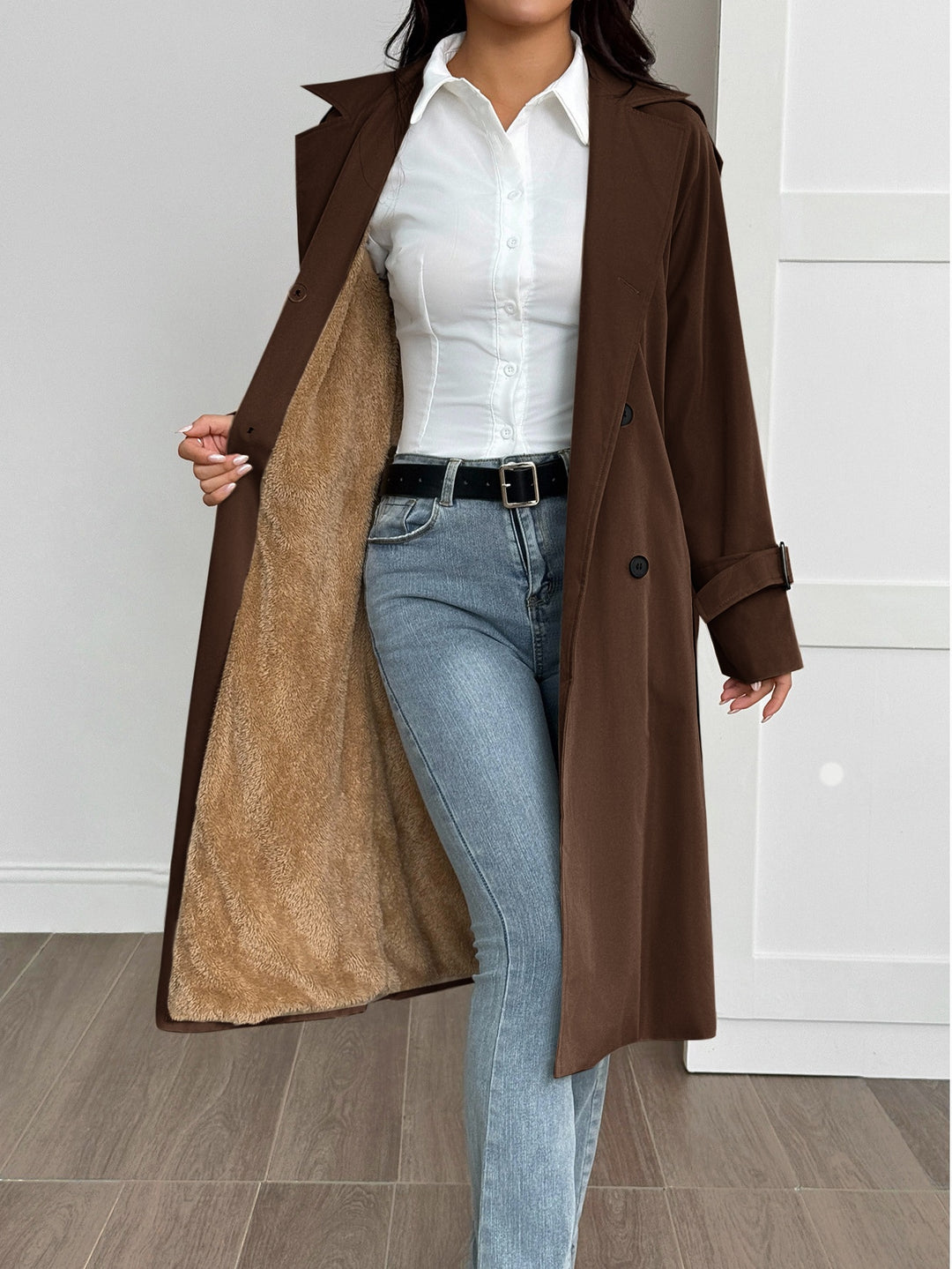 Trench SHEIN, maro