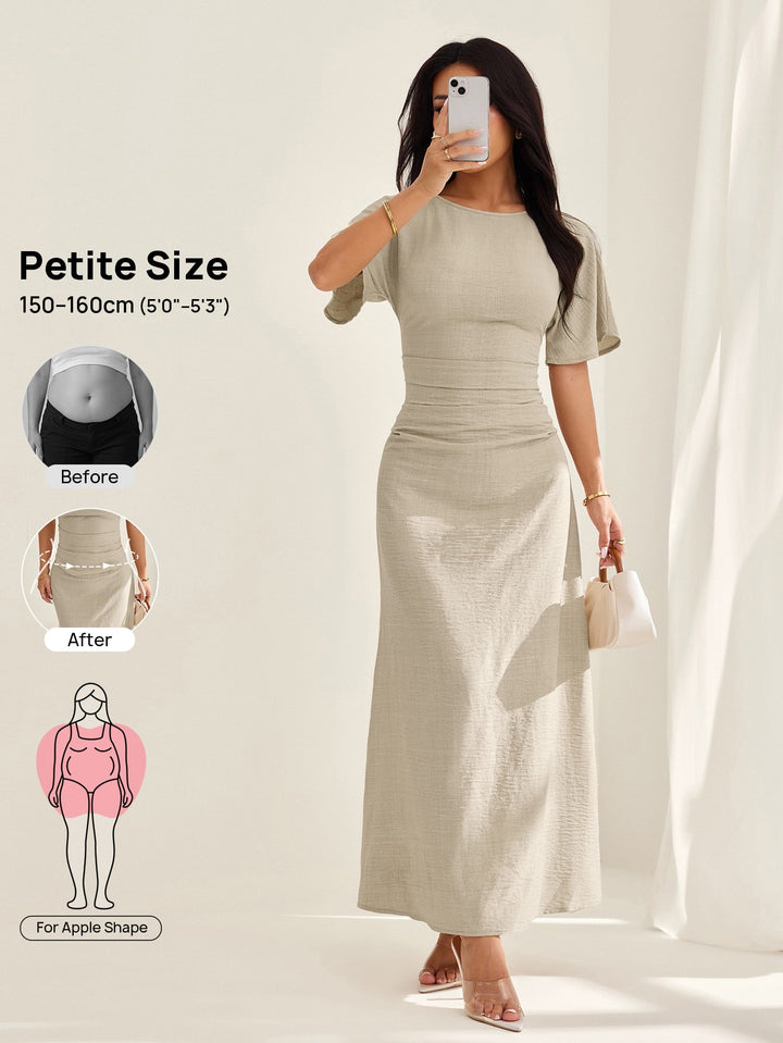 Rochie maxi SHEIN, portocaliu