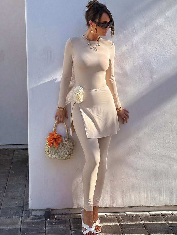 Costum de baie SHEIN, bej