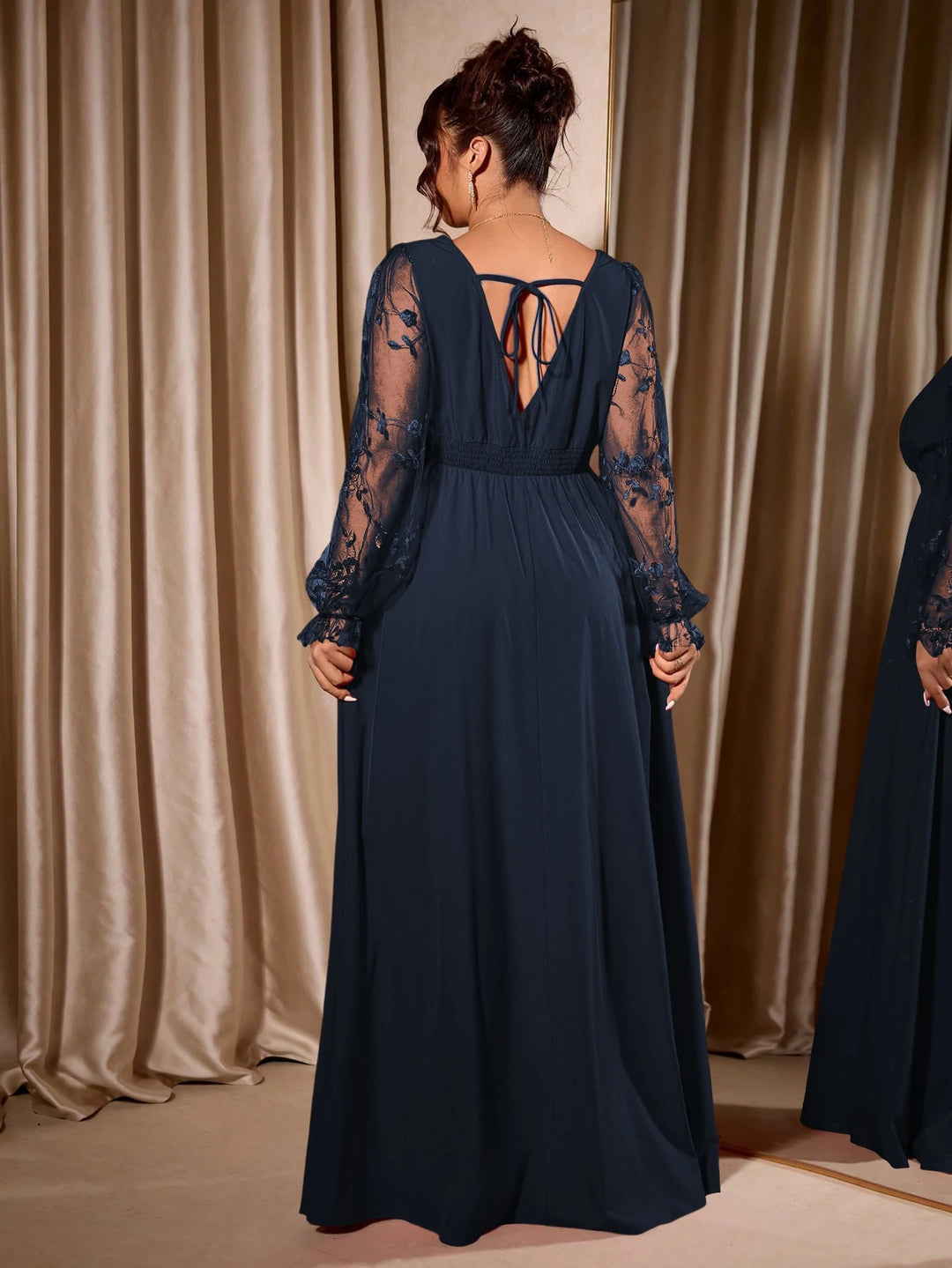 Rochie maxi SHEIN, albastru