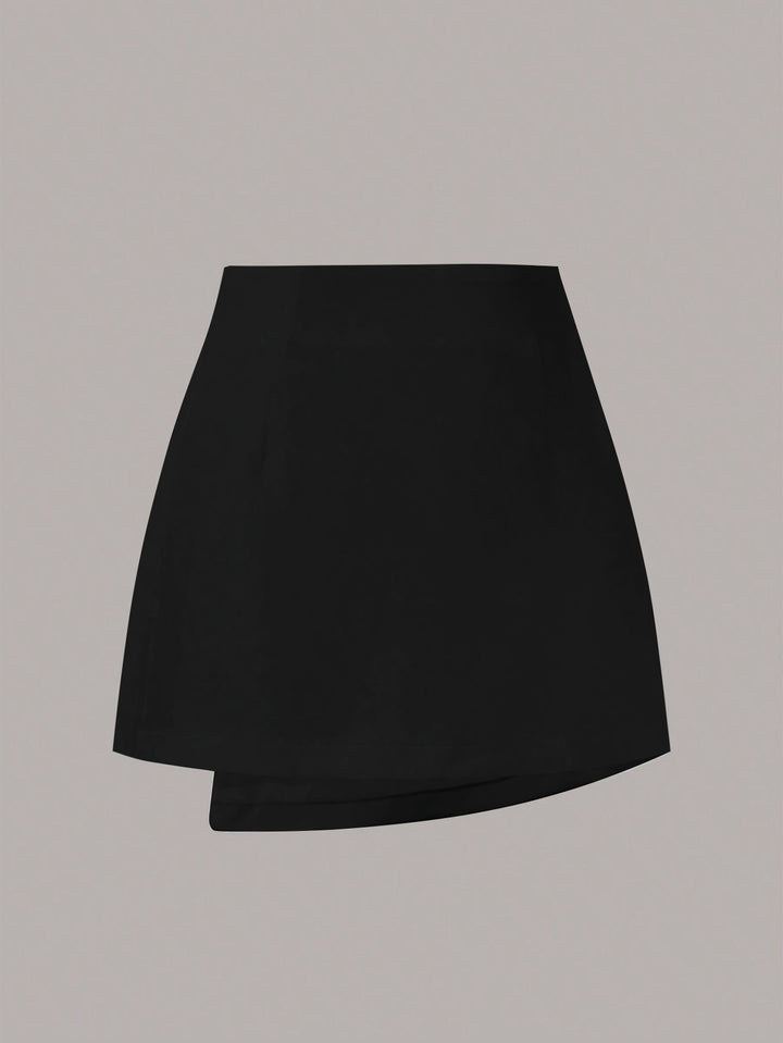Fustă-pantalon SHEIN, negru