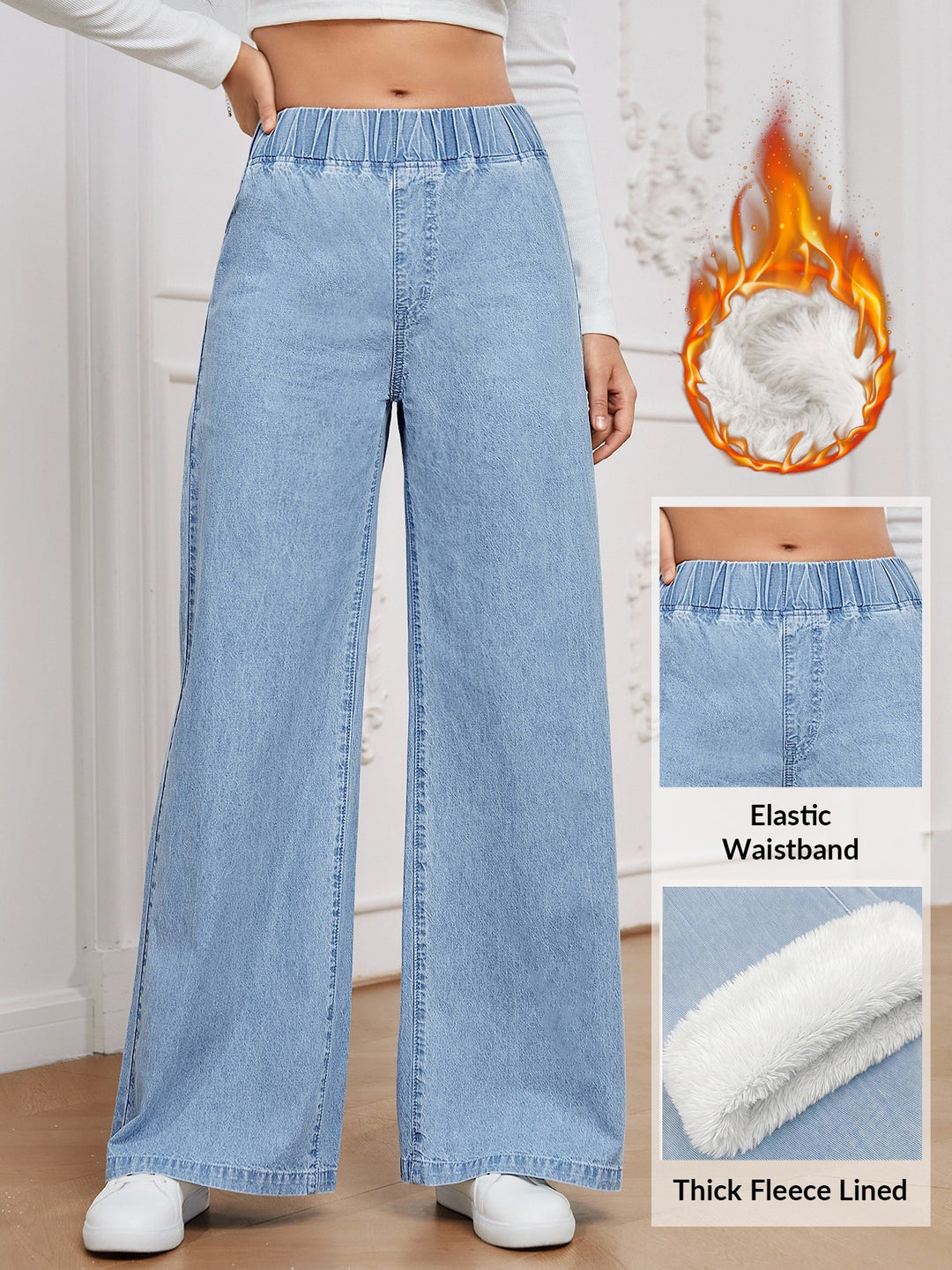 Jeans SHEIN, albastru