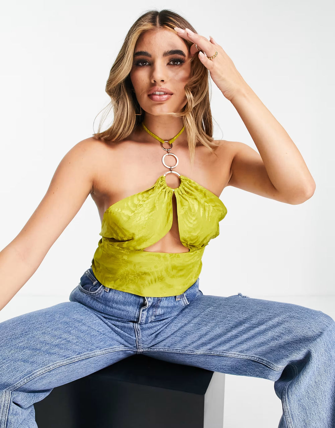 Top Asos, verde