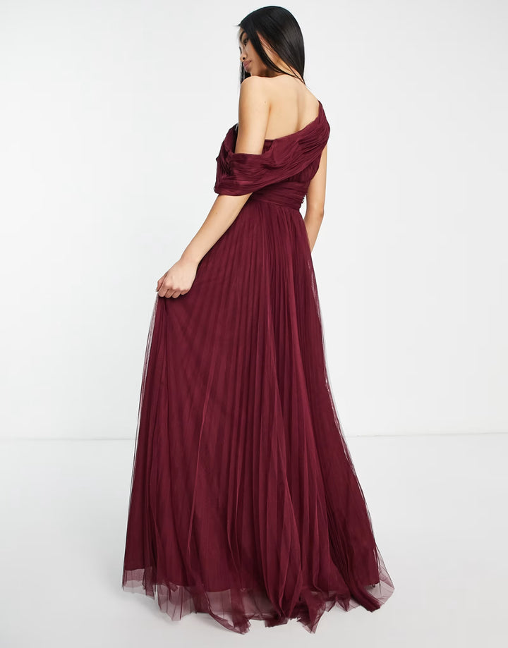 Rochie maxi ASOS, vișiniu