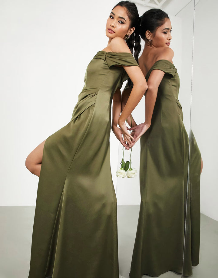 Rochie maxi ASOS, verde
