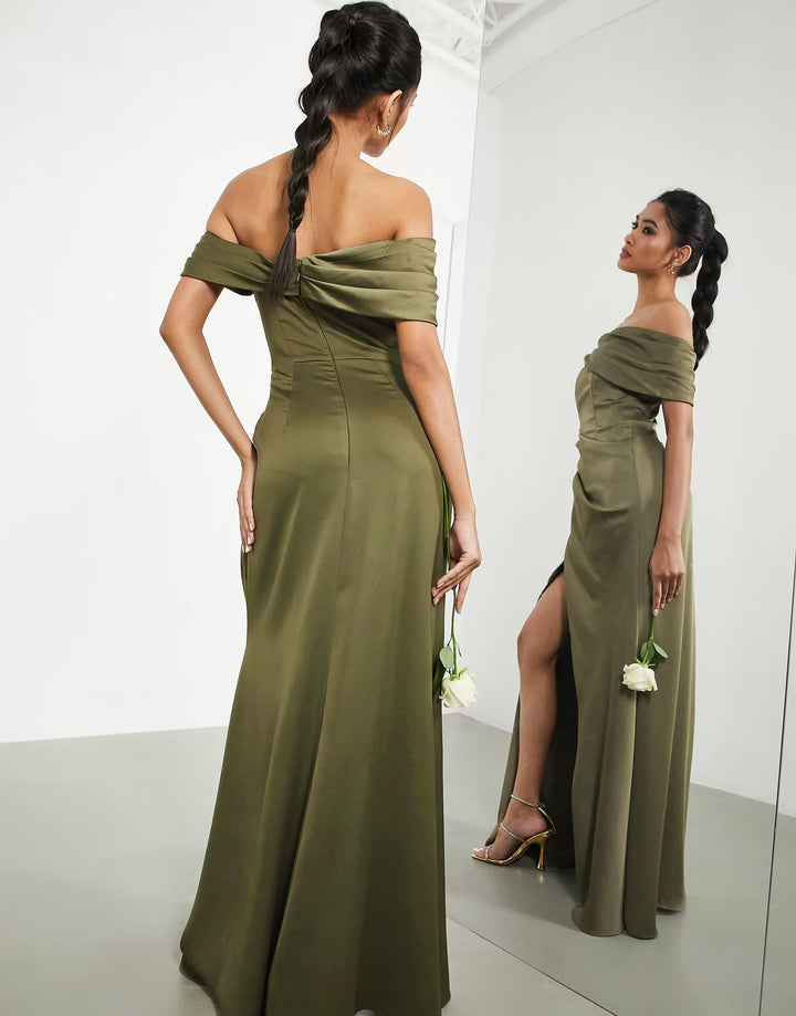Rochie maxi ASOS, verde