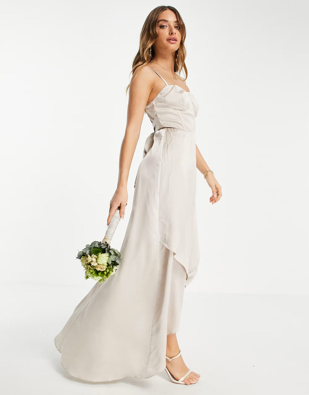 Rochie de ocazie TFNC, bej