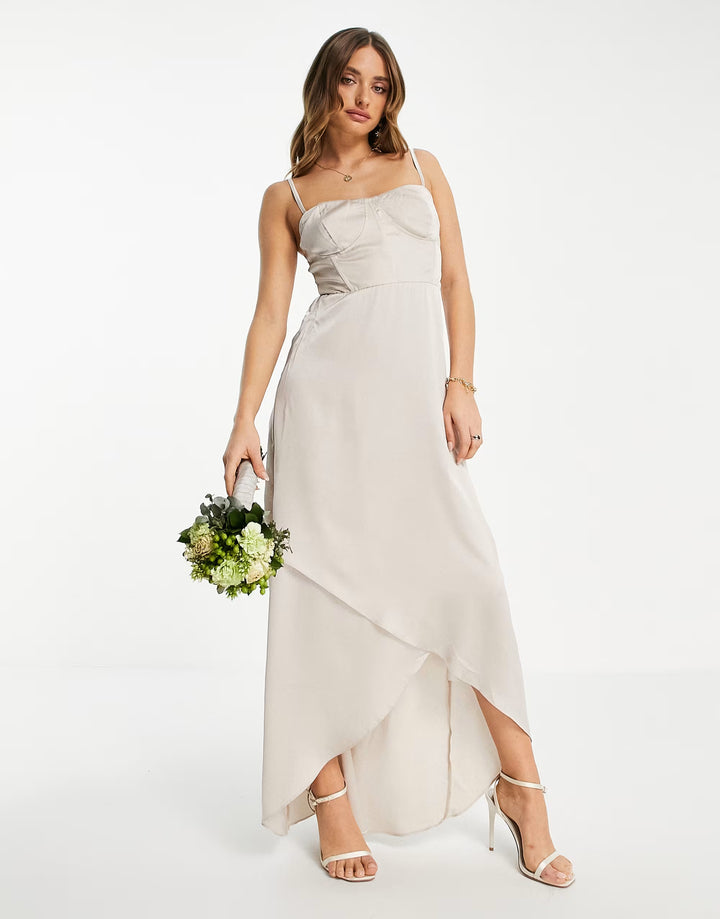 Rochie de ocazie TFNC, bej