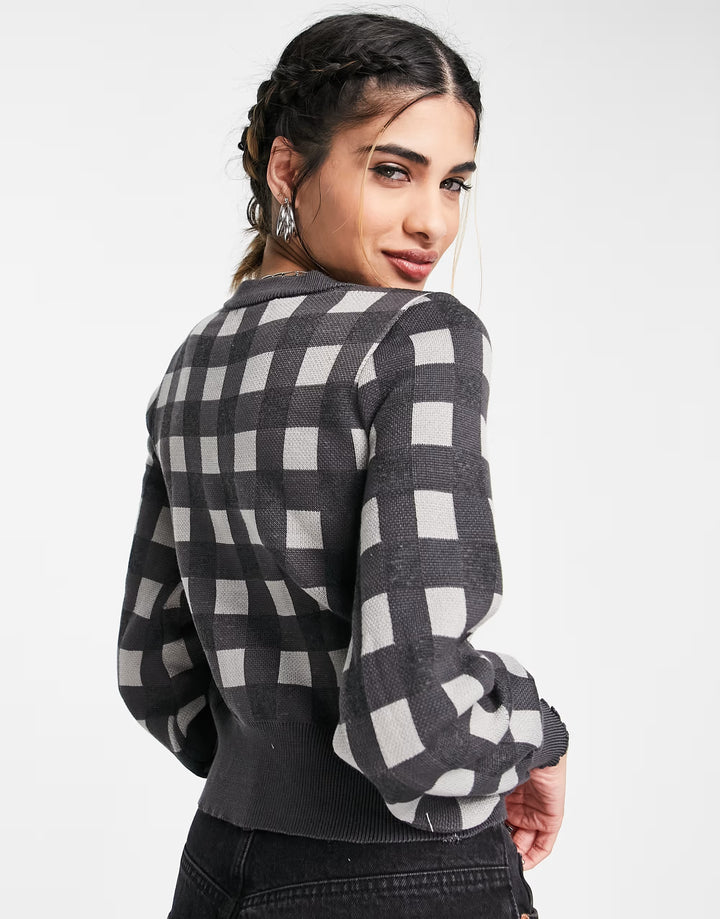 Cardigan HEARTBREAK, mix culori