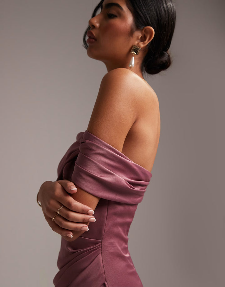 Rochie maxi ASOS, roz